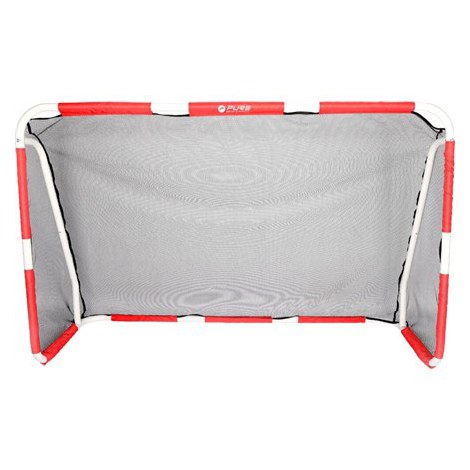 Pure2Improve | Soccer Goal | Grey, Red, White - 3